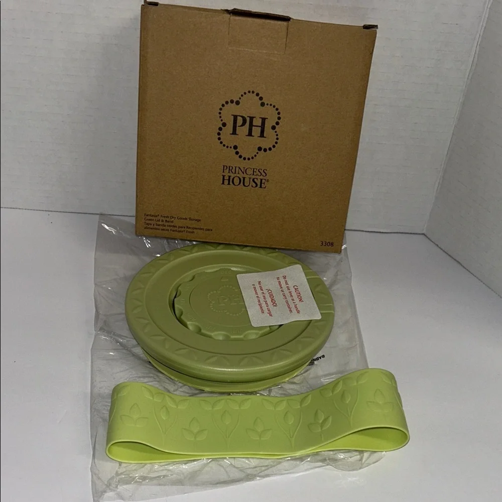 Princess House Green Storage Lid Set